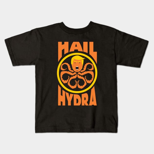 Hail Hyrda! Kids T-Shirt by Mike Hampton Art